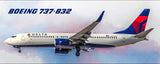 Delta Air Lines Boeing 737-832 Fridge Magnet (PMT1520)