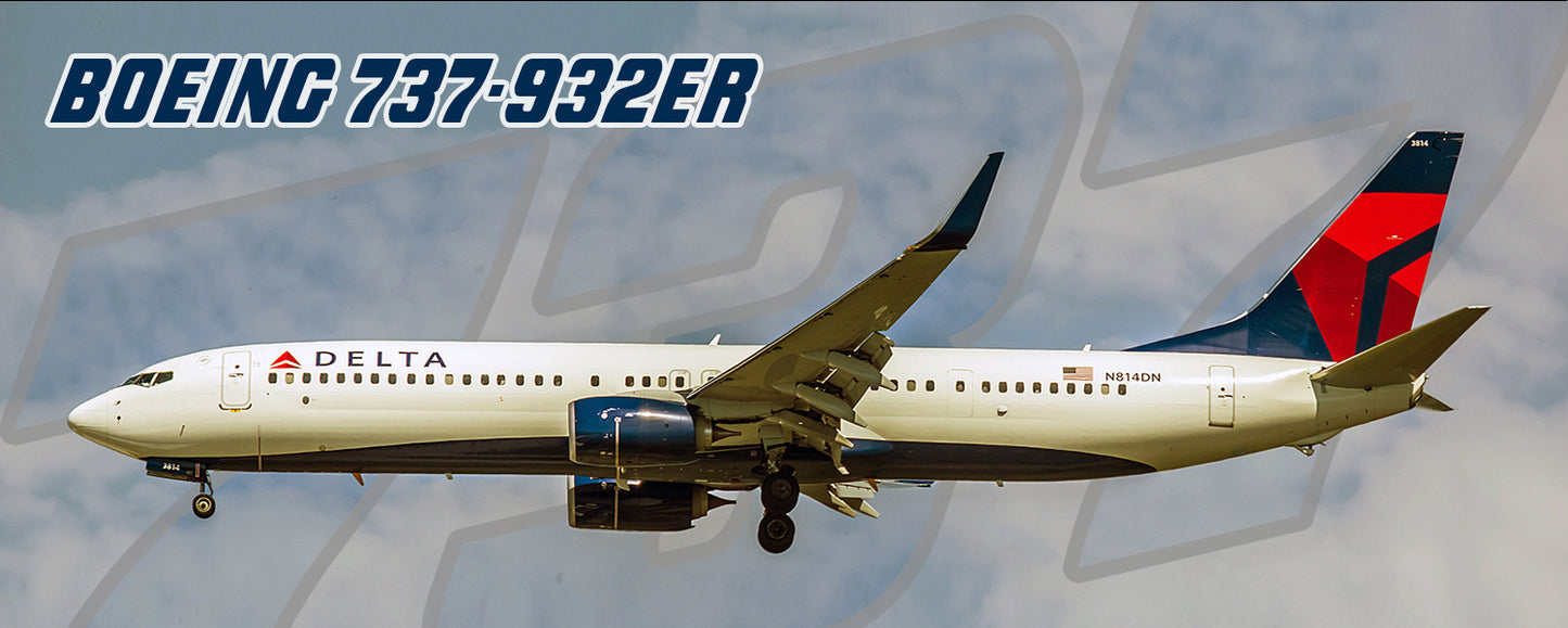 Delta Air lines Boeing 737-932ER Fridge Magnet (PMT1521)