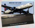 Delta Air lines Boeing 757-232 Fridge Magnet (PMT1522)