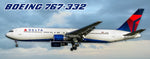 Delta Air Lines Boeing 767-332 Fridge Magnet (PMT1524)