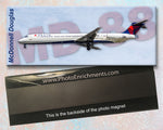 Delta Air Lines MD-88 Fridge Magnet (PMT1527)
