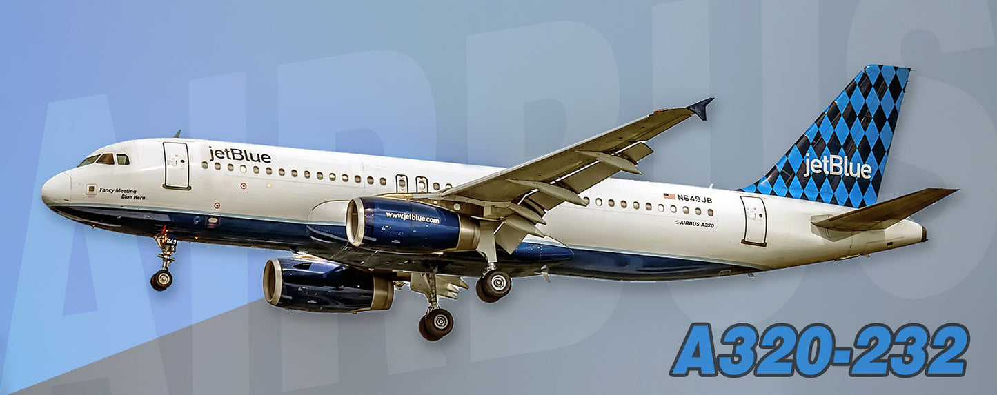 JetBlue Airways Airbus A320 Fridge Magnet (PMT1534)