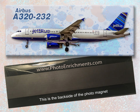 JetBlue Airways Airbus A320 Fridge Magnet (PMT1535)