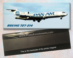 Pan Am Airlines Boeing 727-214 Fridge Magent (PMT1538)