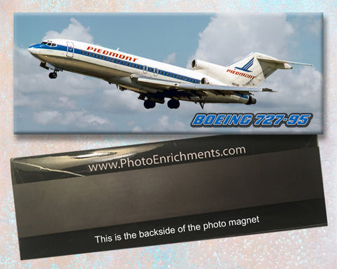 Piedmont Airlines Boeing 727-95 Fridge Magnet (PMT1539)