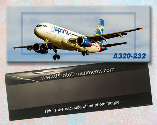 Spirit Airlines Airbus A320 Fridge Magnet (PMT1547)