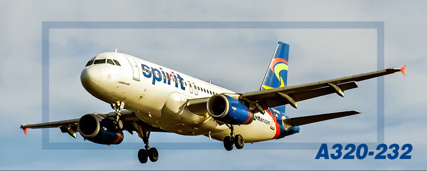 Spirit Airlines Airbus A320 Fridge Magnet (PMT1547)