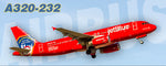 JetBlue Airways Airbus A320-232 FDNY Colors Fridge Magnet (PMT1551)