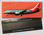 USAir Airlines Boeing 737-3B7 Fridge Magnet (PMT1557)