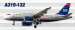 USAirways Airlines Airbus A319-132 Fridge Magnet (PMT1558)