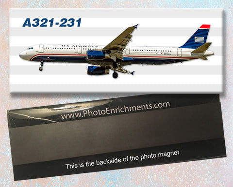 USAirways Airlines Airbus A321 Fridge Magnet (PMT1560)