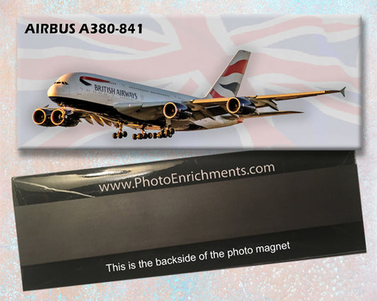 British Airways Airbus A380 Fridge Magnet (PMT1580)