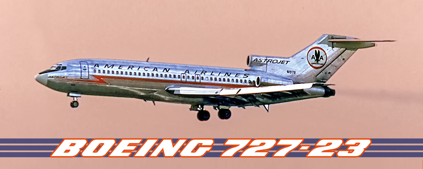 American Airlines Astrojet Logo Boeing 727-23 Fridge Magnet (PMT1592)