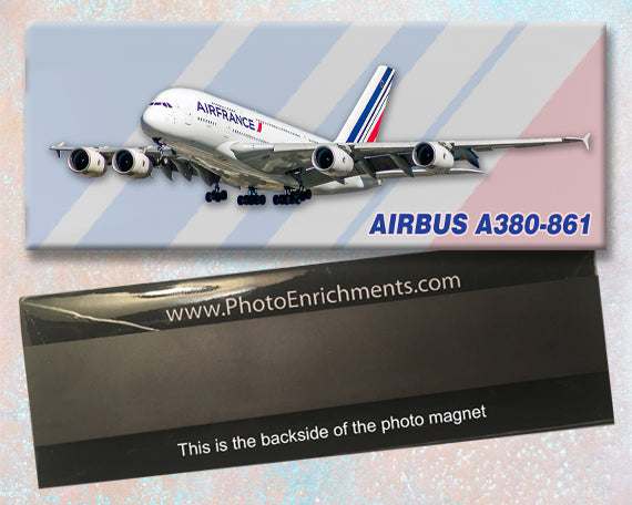 Air France Airbus A380-861 Fridge Magnet (PMT1597)