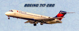 Delta Air Lines Boeing 717-2BD Fridge Magnet (PMT1602)