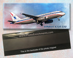 United Airlines Airbus A320 Fridge Magnet (PMT1613)