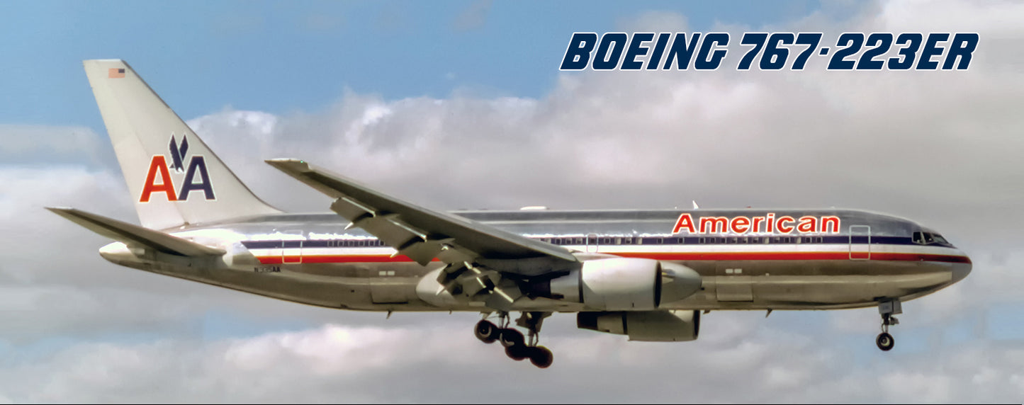 American Airlines Legacy Boeing 767-223ER Fridge Magnet (PMT1627)