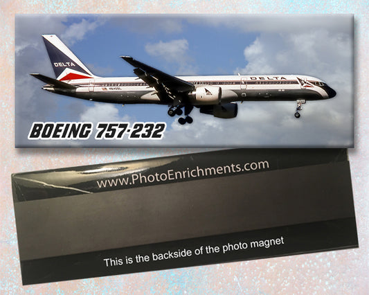 Delta Air Lines 1980 Colors Boeing 757-232 Fridge Magnet (PMT1634)