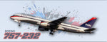 Delta Air Lines Boeing 757-232 Fridge Magnet (PMT1635)