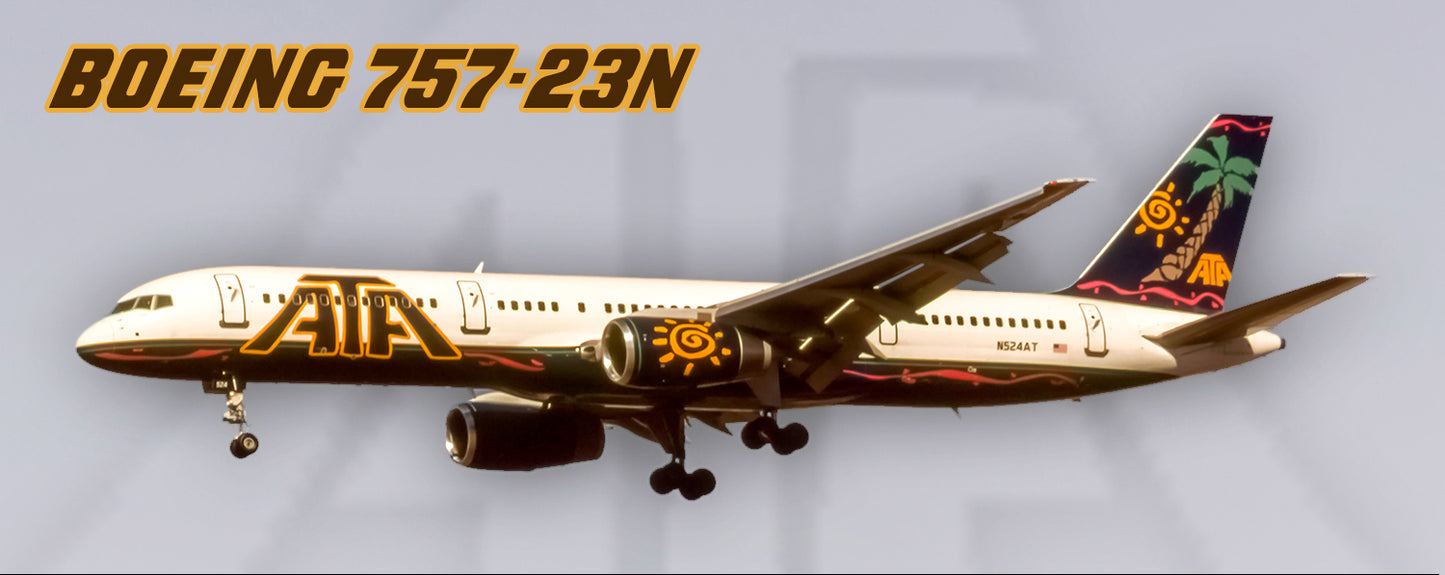 American Trans Air Airlines Boeing 757 Fridge Magnet (PMT1643)