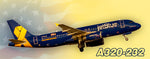 JetBlue Airways "Vets in Blue" Airbus A320-232 Fridge Magnet (PMT1653)