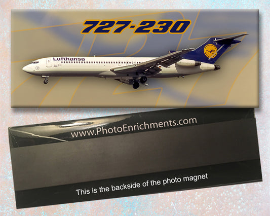Lufthansa Airlines Boeing 727-230 Fridge Magnet (PMT1658)