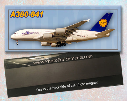 Lufthansa Airlines Airbus A380 Fridge Magnet (PMT1659)