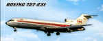 TWA Airlines 1962 Colors Boeing 727-231 Fridge Magnet (PMT1676)