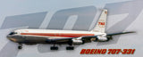TWA Airlines Boeing 707-331 Fridge Magnet (PMT1677)