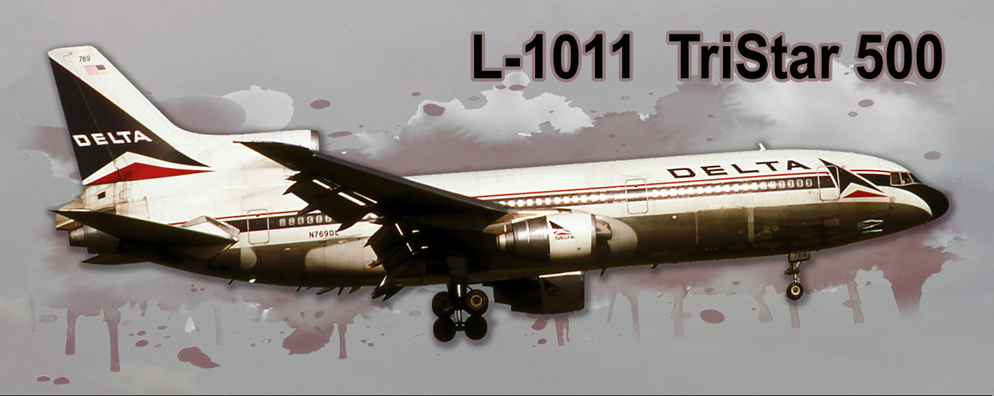 Delta Air Lines L-1011 TriStar 500 Photo Fridge Magnet (PMT1693)