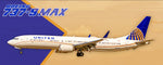 United Airlines Boeing 737-9 Max Fridge Magnet (PMT1702)