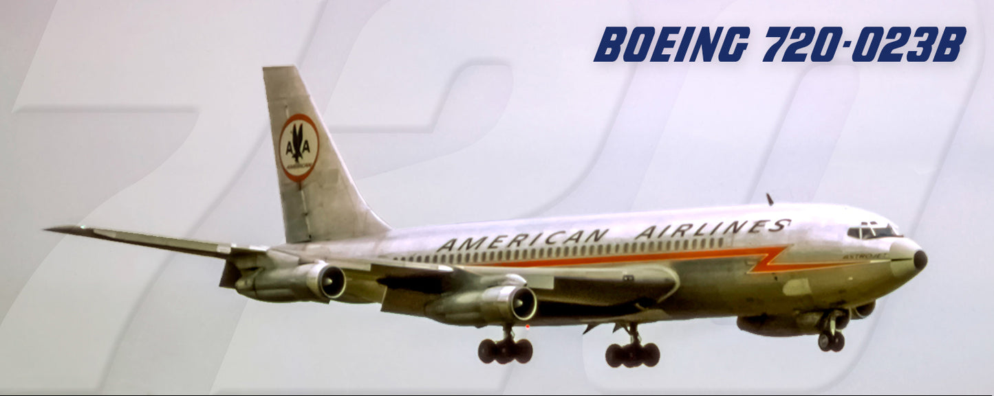 American Airlines Boeing 720-023B AstroJet Fridge Magnet (PMT1706)