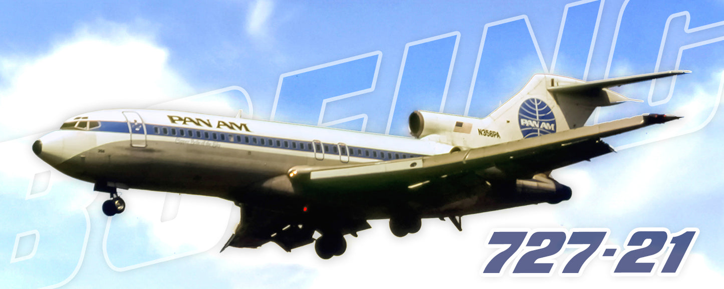 Pan Am Airlines N356PA Boeing 727-21 Fridge Magnet (PMT1716)