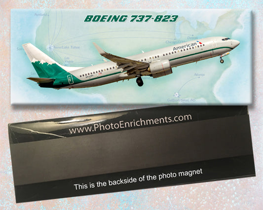 American Airlines Boeing 737-823 Reno Air Colors Fridge Magnet (PMT1732)