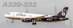 JetBlue Airways Airbus A320-232 Brooklyn Nets Colors Fridge Magnet (PMT1733)