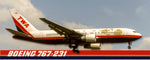 TWA Airlines 1995 Colors Boeing 767-231 Fridge Magnet (PMT1737)