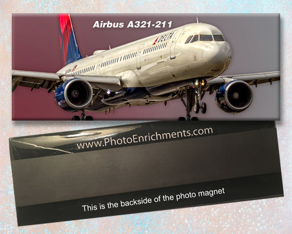 Delta Air Lines Airbus A321-211 Fridge Magnet (PMT1770)