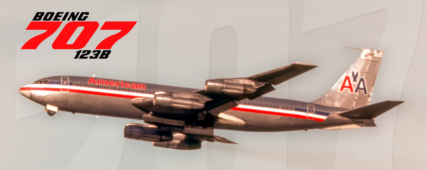 American Airlines Boeing 707-123B Fridge Magnet (PMT1780)
