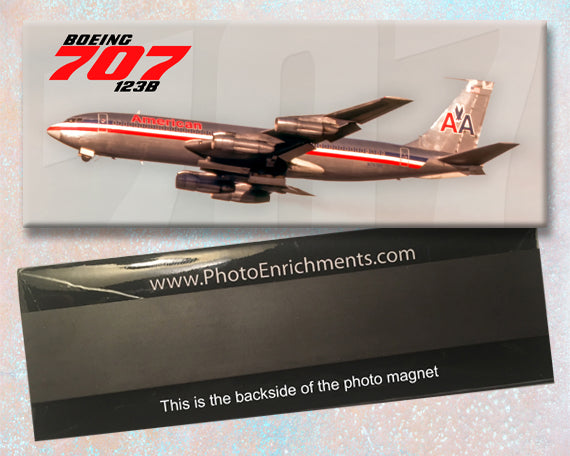 American Airlines Boeing 707-123B Fridge Magnet (PMT1780)
