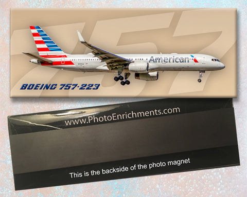 American Airlines Boeing 757-223 Fridge Magnet PMT1786