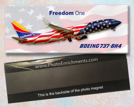 Southwest Airlines Freedom One Boeing 737-8H4 Fridge Magnet (PMT1789)