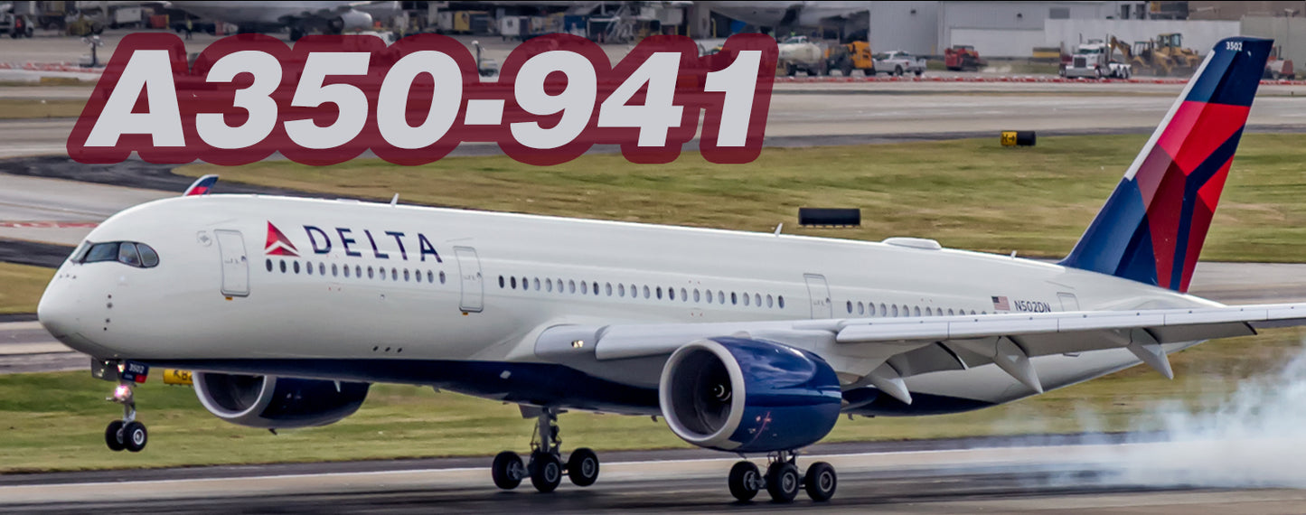 Delta  Air Lines Airbus A350-941 Fridge Magnet (PMT1808)