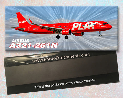 Play Airlines Airbus A321-251N Fridge Magnet (PMT1811)