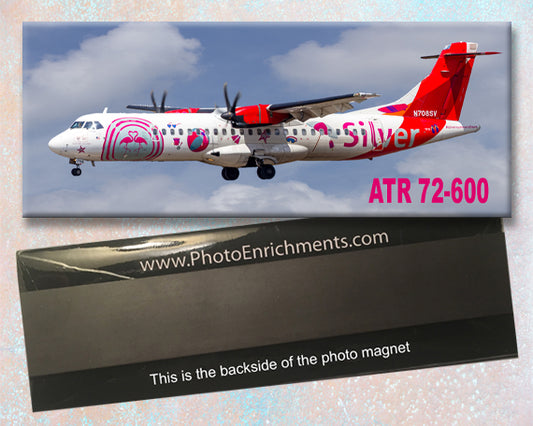 Silver Airways ATR 72-600 Fridge Magnet (PMT1816)