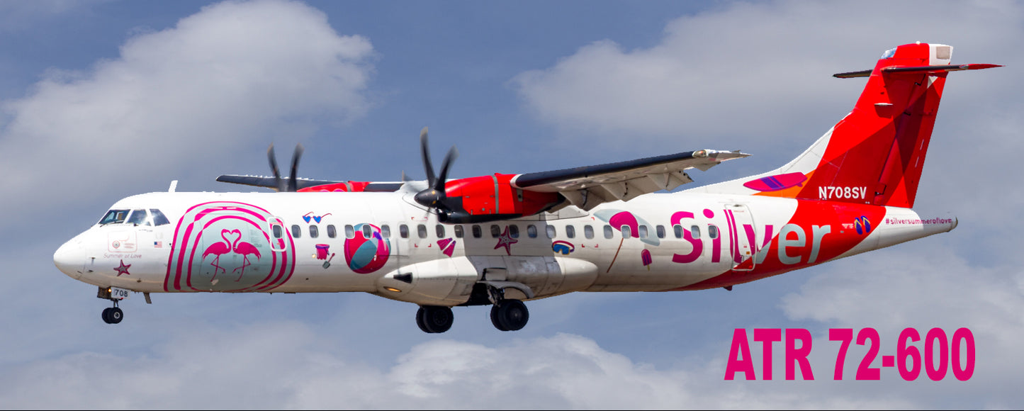 Silver Airways ATR 72-600 Fridge Magnet (PMT1816)