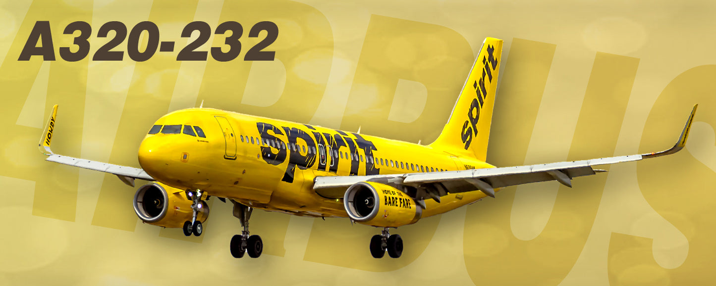 Spirit Airlines Airbus A320-232 Fridge Magnet (PMT1826)