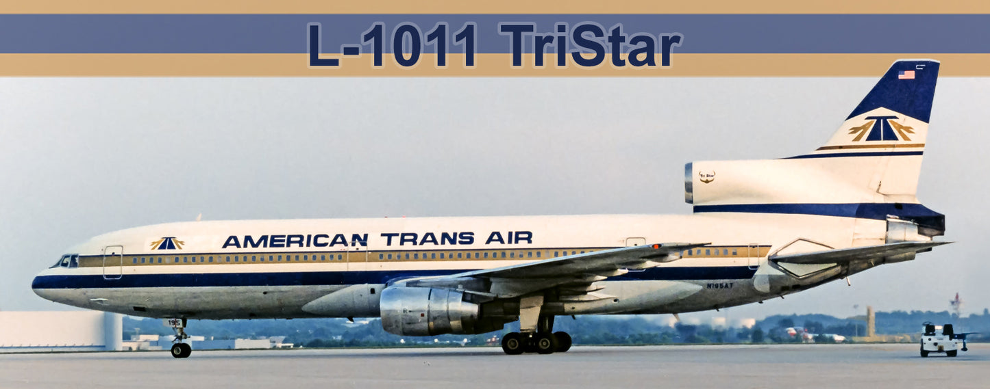 American Trans Air Airlines L-1011 TriStar Fridge Magnet (PMT831)