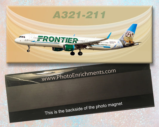 Frontier Airlines Airbus A321-211 Fridge Magnet (PMT1833)