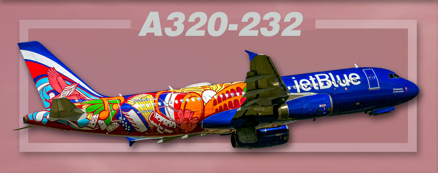 JetBlue Airways "Dominican Republic" Airbus A320-232 Fridge Magnet (PMT1835)