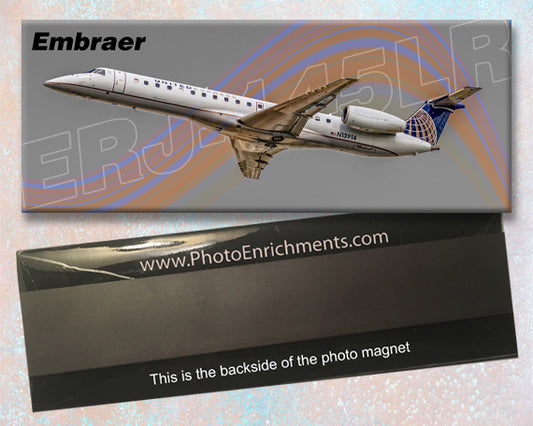United Express (ExpressJet) ERJ-145LR Fridge Magnet (PMT1836)
